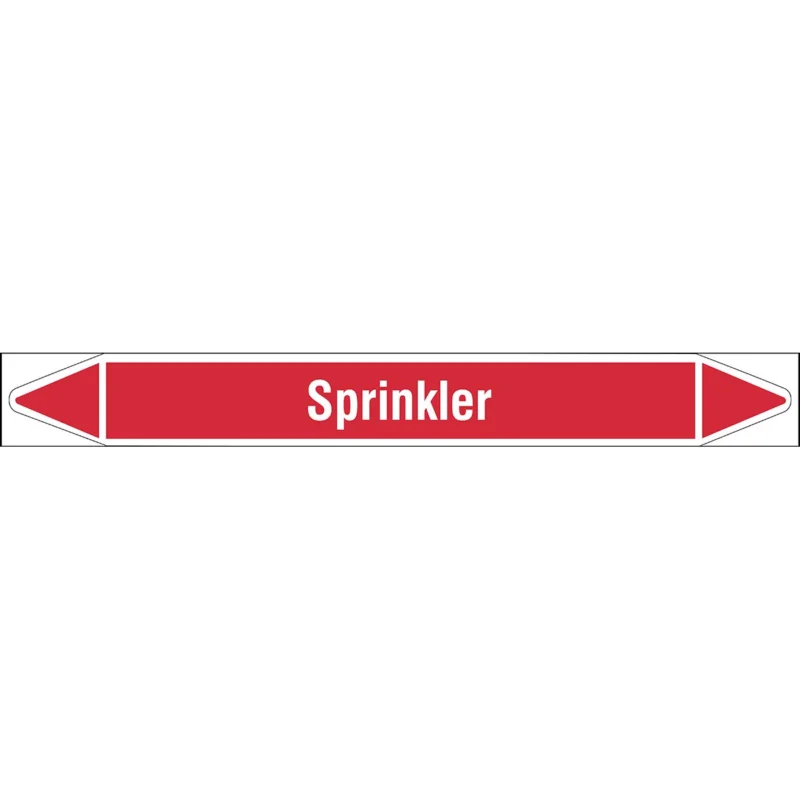 Brady - Rolvorm - Individuele leidingmerkers op rol met geperforeerde pijlen, zonder pictogram - SPRINKLER355X37RL-T1-LL-P4 - N004018 - 86004018 Veilige Betaling