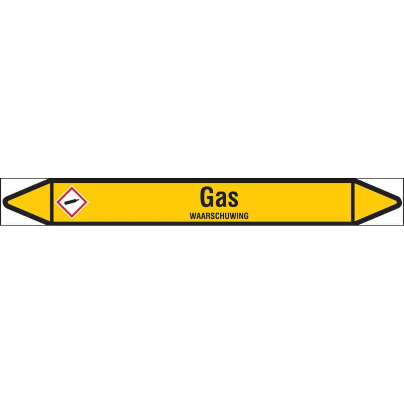 Brady - Rolvorm - Individuele leidingmerkers op rol met geperforeerde pijlen, zonder pictogram - GAS450X52RL-T1-LL-P2 - N004274 - 86004274 Betrouwbaar