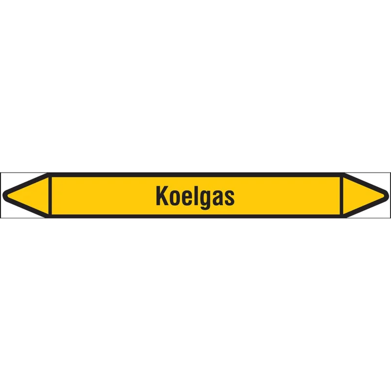 Brady - Rolvorm - Individuele leidingmerkers op rol met geperforeerde pijlen, zonder pictogram - KOELGAS250X26RL-T1-LL-P2 - N004346 - 86004346 Actieprijs