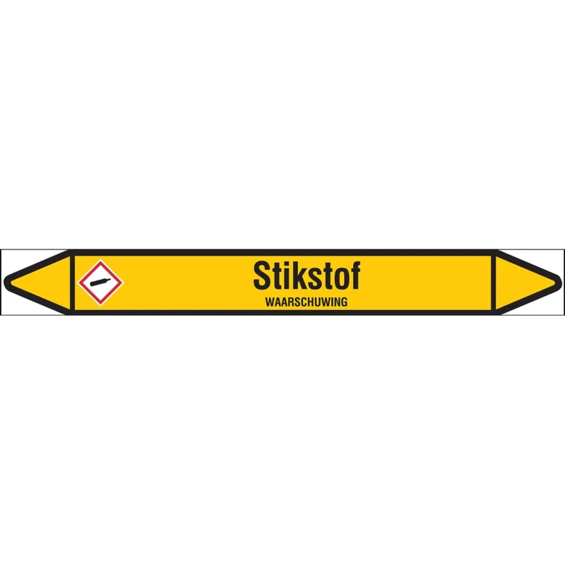 Brady - Rolvorm - Individuele leidingmerkers op rol met geperforeerde pijlen, zonder pictogram - STIKSTOF450X52RL-T1-LL-P2 - N004489 - 86004489 Nieuw