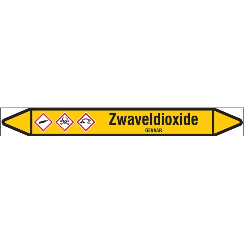 Beste Prijs Brady - Rolvorm - Individuele leidingmerkers op rol met geperforeerde pijlen, met pictogrammen - ZWAVELDIOXIDE250X26RL-T1-LL-P2 - N004539 - 86004539