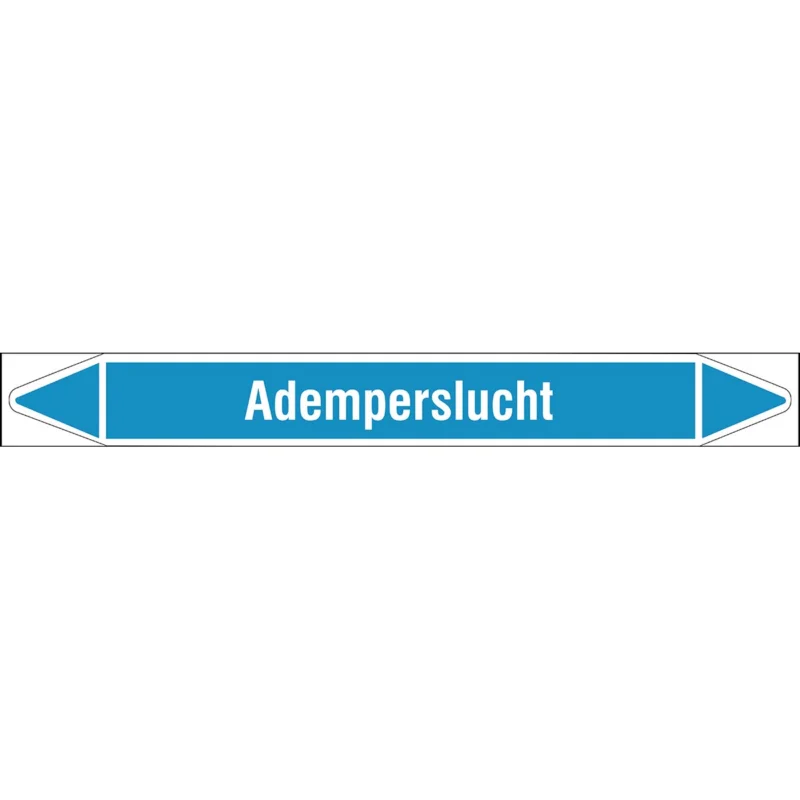 Brady - Rolvorm - Individuele leidingmerkers op rol met geperforeerde pijlen, zonder pictogram - ADEMPERSLUCHT355X37RL-T1-LL-P8 - N004567 - 86004567 Gratis Retour