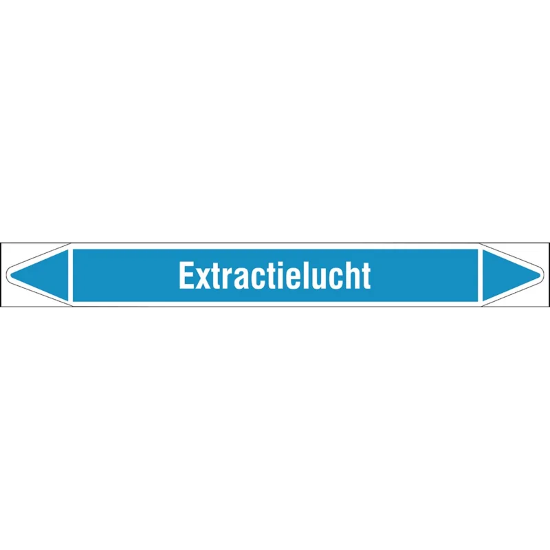 Beperkt Aanbod Brady - Rolvorm - Individuele leidingmerkers op rol met geperforeerde pijlen, zonder pictogram - EXTRACTIELUCHT355X37RL-T1-LL-P8 - N004619 - 86004619