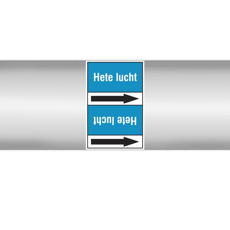 Brady - Rolvorm - Leidingmerkers op doorlopende rol, zonder pictogram - HETELUCHT100X33RL-T3-P8 - N004626 - 86004626 Flitsaanbieding