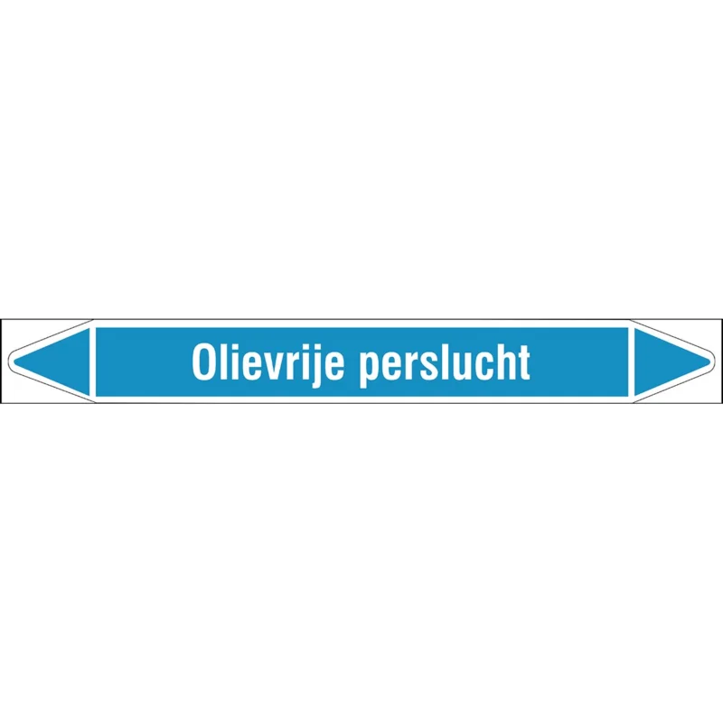 Brady - Rolvorm - Individuele leidingmerkers op rol met geperforeerde pijlen, zonder pictogram - OLIEVRIJEPERSLUCHT450X52RL-T1-LL-P8 - N004686 - 86004686 Voordeelprijs