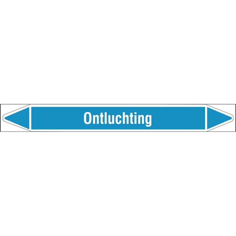 Alleen Vandaag Brady - Rolvorm - Individuele leidingmerkers op rol met geperforeerde pijlen, zonder pictogram - ONTLUCHTING450X52RL-T1-LL-P8 - N004695 - 86004695