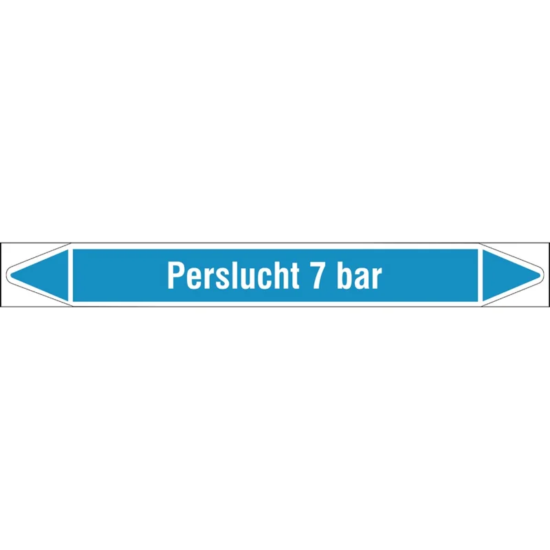 Brady - Leidingmarkering rol - Individuele leidingmerkers op rol met geperforeerde pijlen, zonder pictogram - PERSLUCHT7BAR355X37RL-T1-LL-P8 - N004762 - 86004762 Laatste Kans
