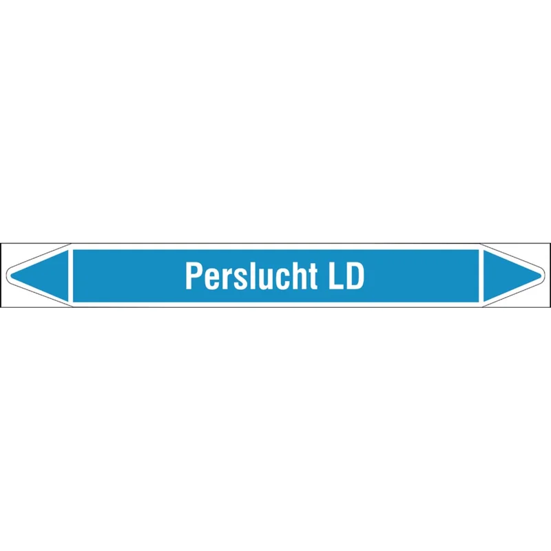 Brady - Rolvorm - Individuele leidingmerkers op rol met geperforeerde pijlen, zonder pictogram - PERSLUCHTLD355X37RL-T1-LL-P8 - N004778 - 86004778 Bestseller