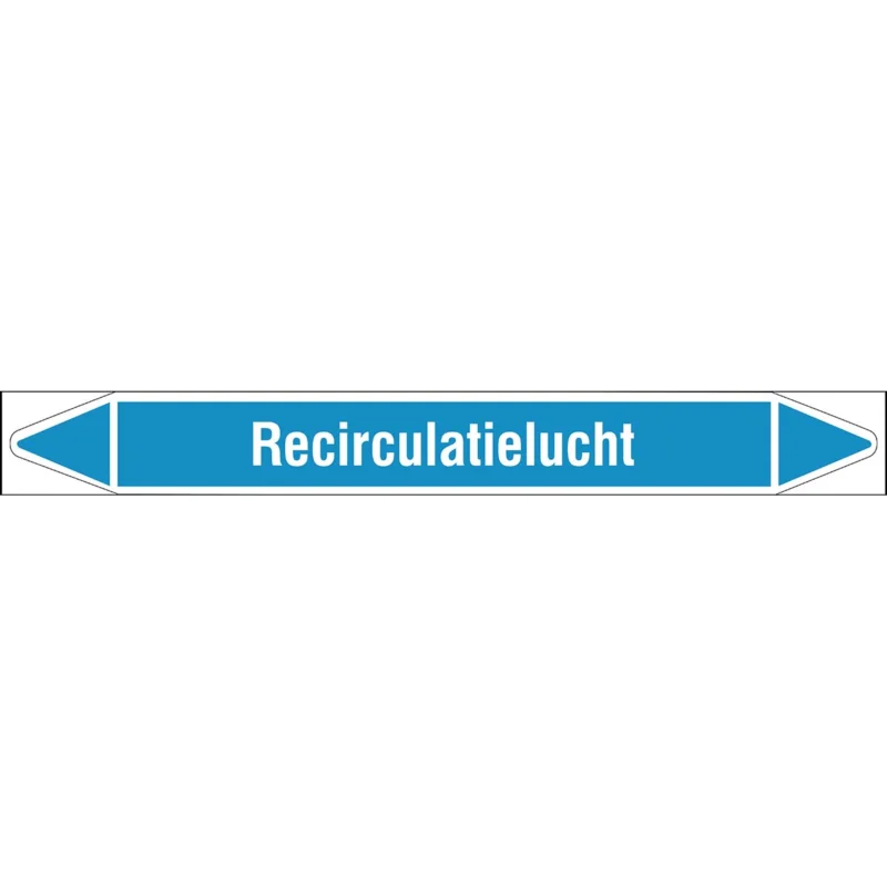 Brady - Rolvorm - Individuele leidingmerkers op rol met geperforeerde pijlen, zonder pictogram - RECIRCULATIELUCHT355X37RL-T1-LL-P8 - N004787 - 86004787 Rechtstreeks Van De Fabrikant