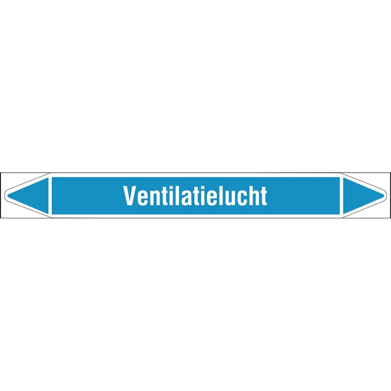 Actieprijs Brady - Rolvorm - Individuele leidingmerkers op rol met geperforeerde pijlen, zonder pictogram - VENTILATIELUCHT355X37RL-T1-LL-P8 - N004827 - 86004827