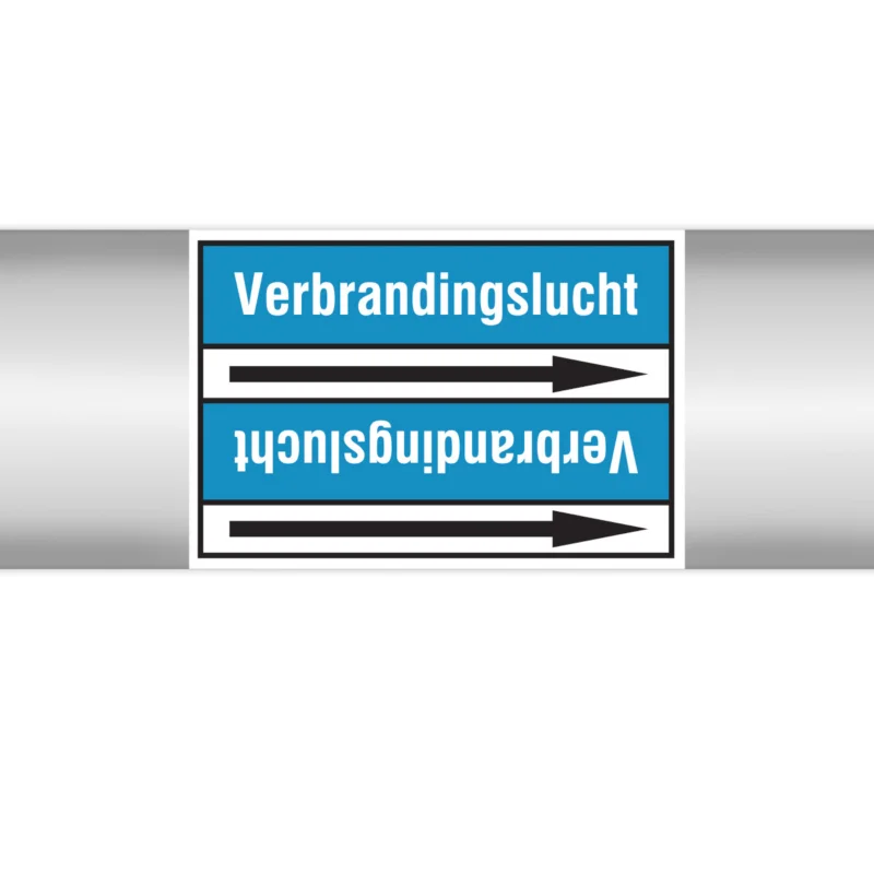 Brady - Rolvorm - Leidingmerkers op doorlopende rol, zonder pictogram - VERBRANDINGSLUCHT100X33RL-T2-P8 - N004833 - 86004833 Gecertificeerd