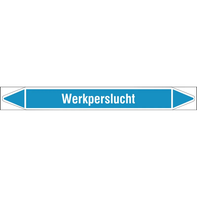 Brady - Rolvorm - Individuele leidingmerkers op rol met geperforeerde pijlen, zonder pictogram - WERKPERSLUCHT250X26RL-T1-LL-P8 - N004875 - 86004875 Actieprijs