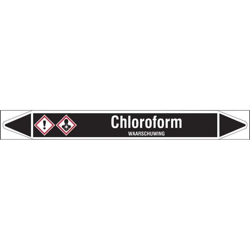 Brady - Rolvorm - Individuele leidingmerkers op rol met geperforeerde pijlen, met pictogrammen - CHLOROFORM450X52RL-T1-LL-P5 - N004893 - 86004893 Populair