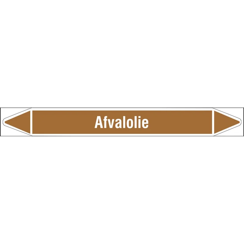 Brady - Rolvorm - Individuele leidingmerkers op rol met geperforeerde pijlen, zonder pictogram - AFVALOLIE450X52RL-T1-LL-P18 - N004949 - 86004949 Bestseller