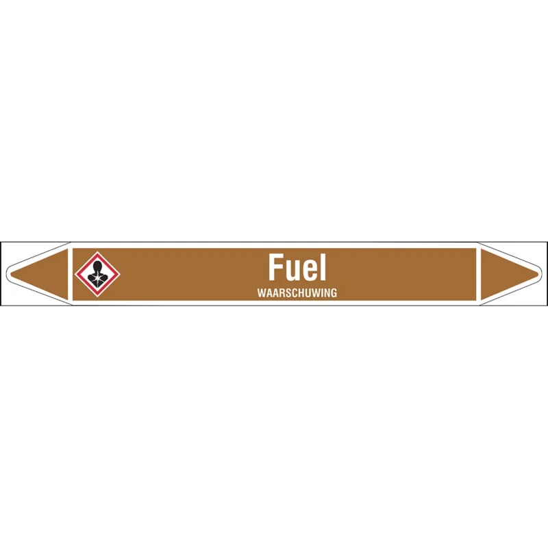 Brady - Rolvorm - Individuele leidingmerkers op rol met geperforeerde pijlen, met pictogrammen - FUEL250X26RL-T1-LL-P18 - N005179 - 86005179 Beste Prijs