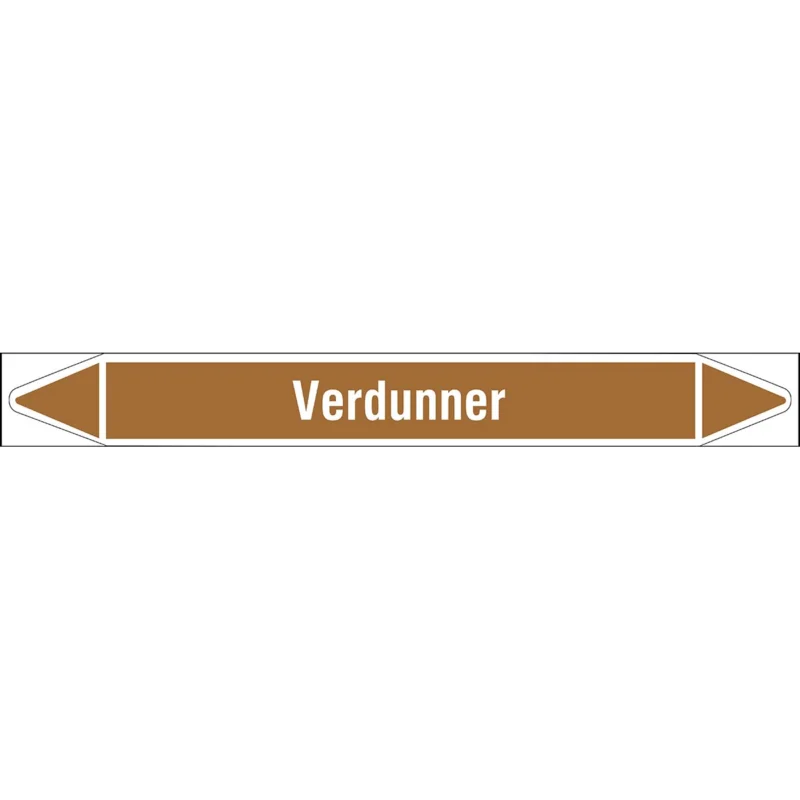 Brady - Rolvorm - Individuele leidingmerkers op rol met geperforeerde pijlen, zonder pictogram - VERDUNNER250X26RL-T1-LL-P18 - N005423 - 86005423 Hoge Kwaliteit