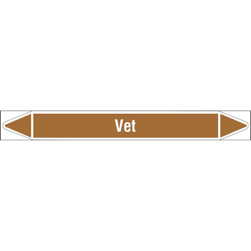 Brady - Rolvorm - Individuele leidingmerkers op rol met geperforeerde pijlen, zonder pictogram - VET355X37RL-T1-LL-P18 - N005431 - 86005431 Goedkoop