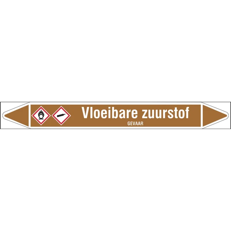 Brady - Rolvorm - Individuele leidingmerkers op rol met geperforeerde pijlen, met pictogrammen - VLOEIBAREZUURSTOF355X37RL-T1-LL-P18 - N005453 - 86005453 Shop Nu