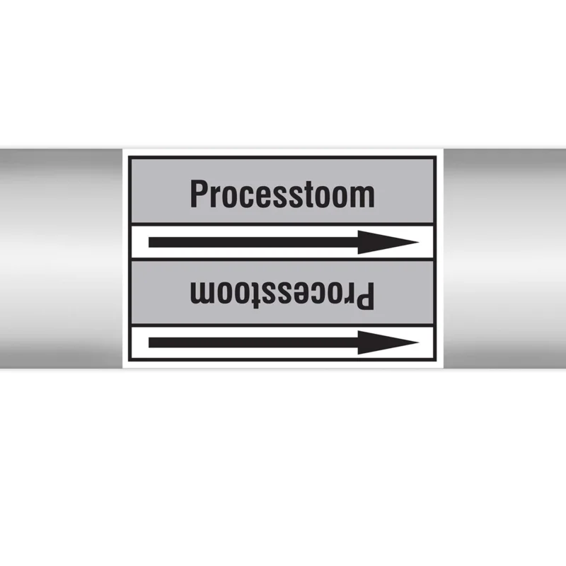 Brady - Rolvorm - Leidingmerkers op doorlopende rol, zonder pictogram - PROCESSTOOM100X33RL-T2-P14 - N005597 - 86005597 Lage Prijs