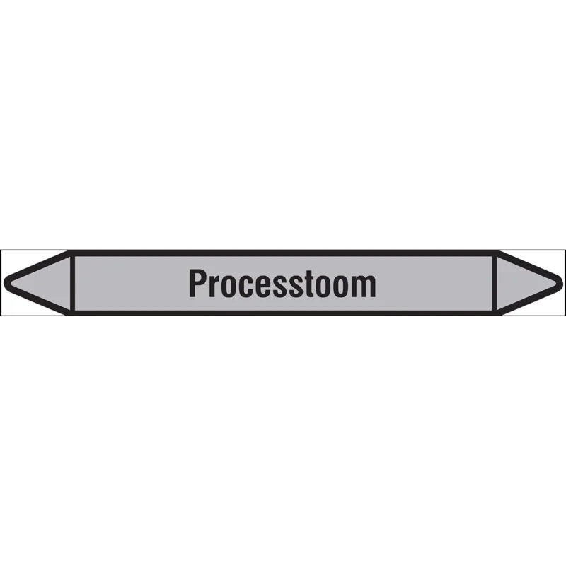Brady - Rolvorm - Individuele leidingmerkers op rol met geperforeerde pijlen, zonder pictogram - PROCESSTOOM355X37RL-T1-LL-P14 - N005600 - 86005600 Direct Beschikbaar