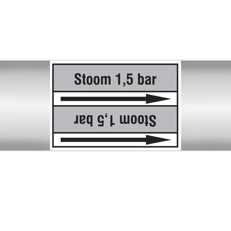 Brady - Leidingmarkering rol - Leidingmerkers op doorlopende rol, zonder pictogram - STOOM1,5BAR100X33RL-T2-P14 - N005622 - 86005622 Express Levering