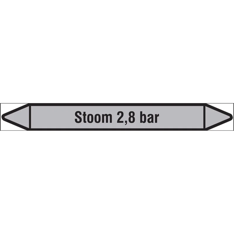 Brady - Rolvorm - Individuele leidingmerkers op rol met geperforeerde pijlen, zonder pictogram - STOOM2,8BAR355X37RL-T1-LL-P14 - N005641 - 86005641 Nieuw