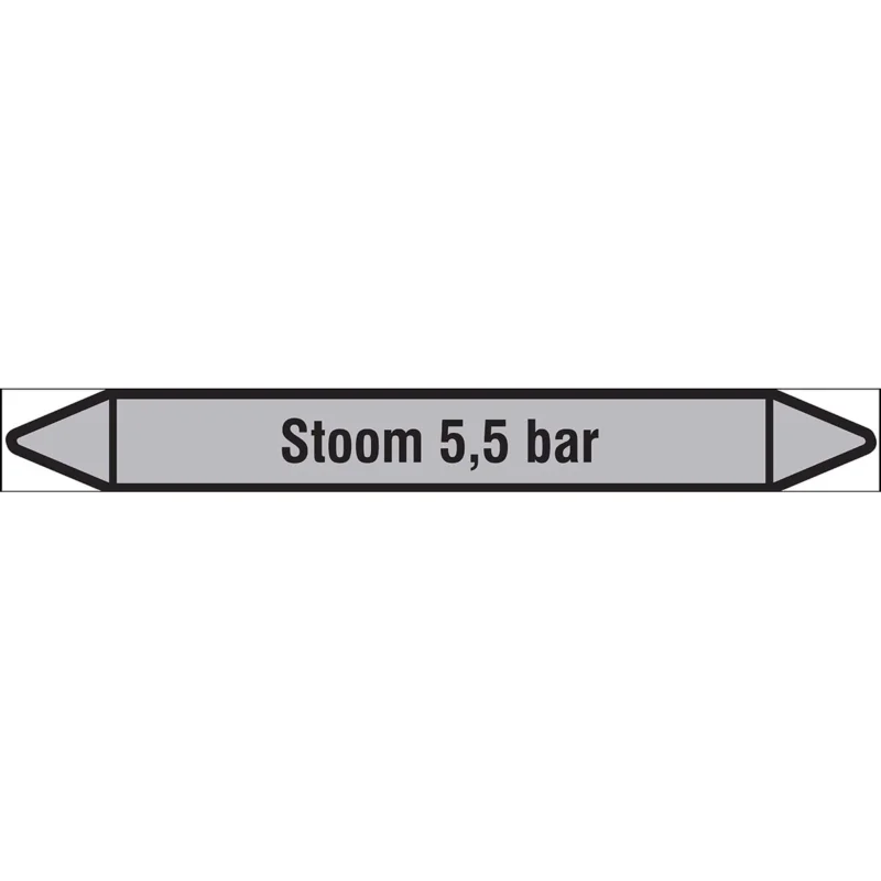 Veilige Betaling Brady - Rolvorm - Individuele leidingmerkers op rol met geperforeerde pijlen, zonder pictogram - STOOM5,5BAR450X52RL-T1-LL-P14 - N005665 - 86005665