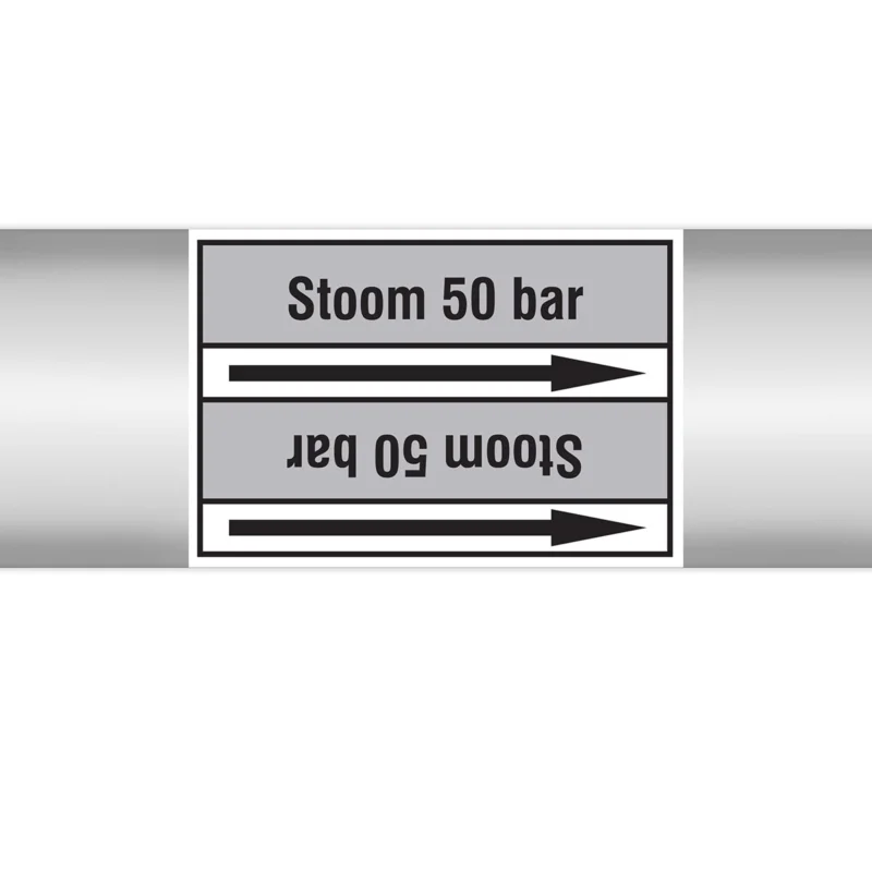 Brady - Rolvorm - Leidingmerkers op doorlopende rol, zonder pictogram - STOOM50BAR100X33RL-T2-P14 - N005672 - 86005672 Alleen Vandaag