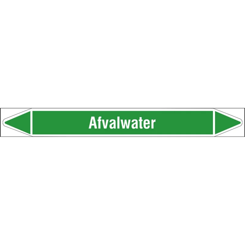 Brady - Rolvorm - Individuele leidingmerkers op rol met geperforeerde pijlen, zonder pictogram - AFVALWATER450X52RL-T1-LL-P16 - N005737 - 86005737 Voordeelprijs
