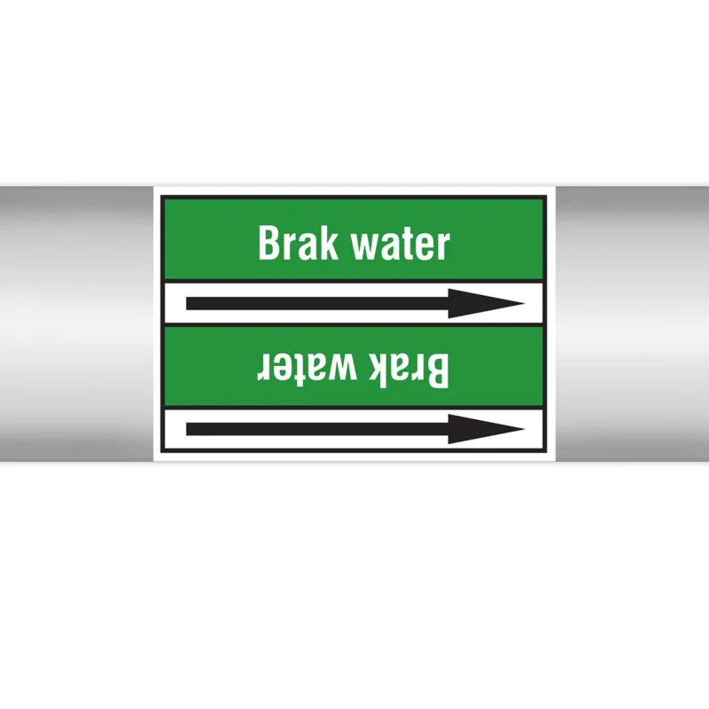 Beperkte Voorraad Brady - Rolvorm - Leidingmerkers op doorlopende rol, zonder pictogram - BRAKWATER100X33RL-T2-P16 - N005788 - 86005788