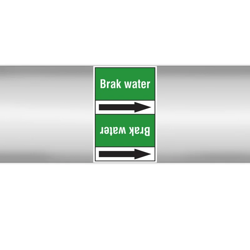 Brady - Rolvorm - Leidingmerkers op doorlopende rol, zonder pictogram - BRAKWATER100X33RL-T3-P16 - N005789 - 86005789 Exclusieve Aanbieding