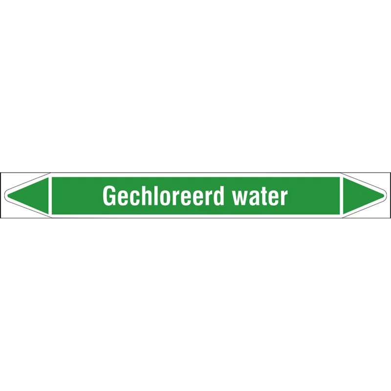 Brady - Rolvorm - Individuele leidingmerkers op rol met geperforeerde pijlen, zonder pictogram - GECHLOREERDWATER450X52RL-T1-LL-P16 - N005870 - 86005870 Gereduceerde Prijs