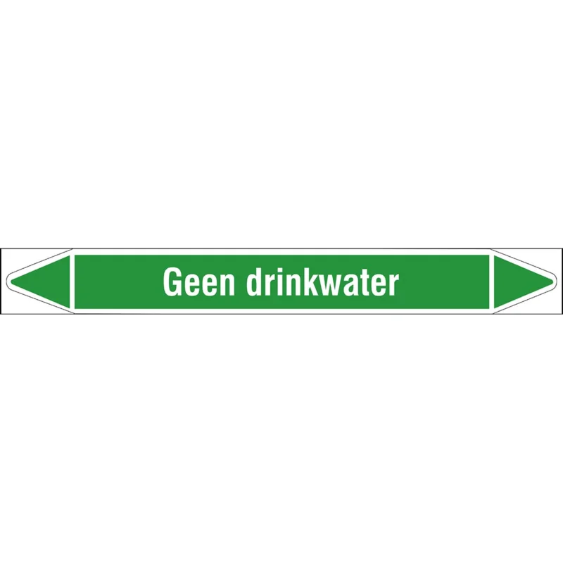 Brady - Rolvorm - Individuele leidingmerkers op rol met geperforeerde pijlen, zonder pictogram - GEENDRINKWATER450X52RL-T1-LL-P16 - N005895 - 86005895 Exclusieve Aanbieding