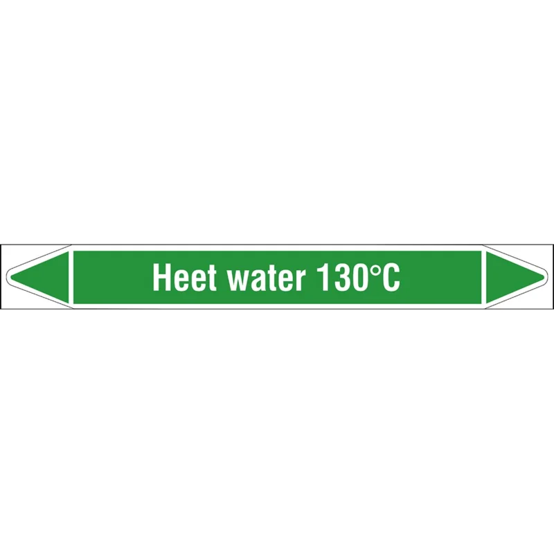 Beperkte Voorraad Brady - Rolvorm - Individuele leidingmerkers op rol met geperforeerde pijlen, zonder pictogram - HEETWATER130°C450X52RL-T1-LL-P16 - N005961 - 86005961