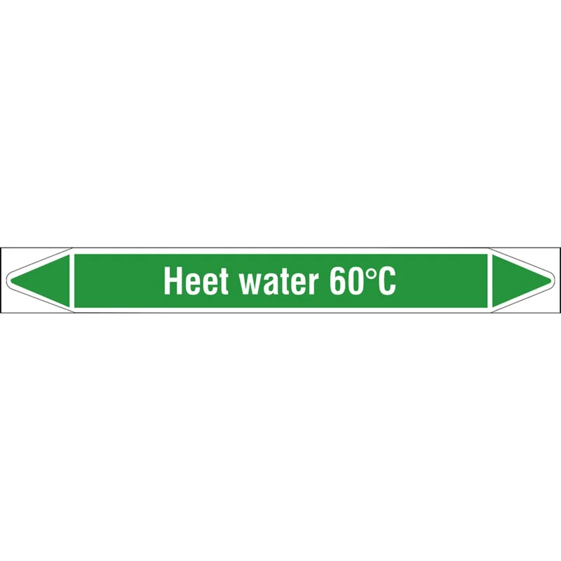 Brady - Rolvorm - Individuele leidingmerkers op rol met geperforeerde pijlen, zonder pictogram - HEETWATER60°C250X26RL-T1-LL-P16 - N005986 - 86005986 Populair