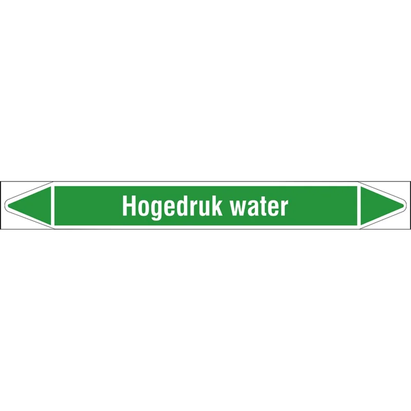 Brady - Rolvorm - Individuele leidingmerkers op rol met geperforeerde pijlen, zonder pictogram - HOGEDRUKWATER250X26RL-T1-LL-P16 - N006011 - 86006011 Gereduceerde Prijs
