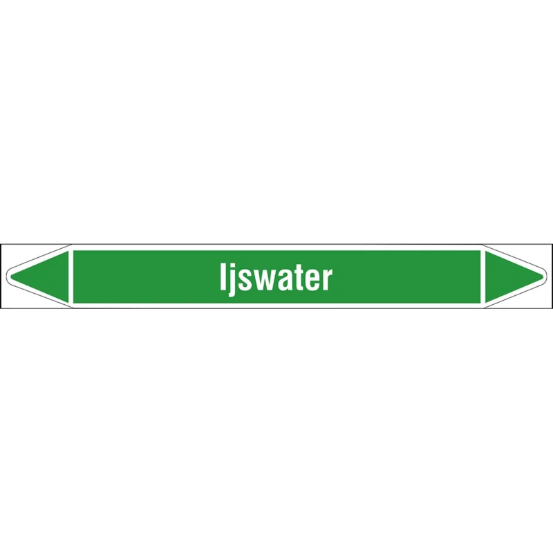 Brady - Leidingmarkering rol - Individuele leidingmerkers op rol met geperforeerde pijlen, zonder pictogram - IJSWATER355X37RL-T1-LL-P16 - N006037 - 86006037 Beperkte Voorraad