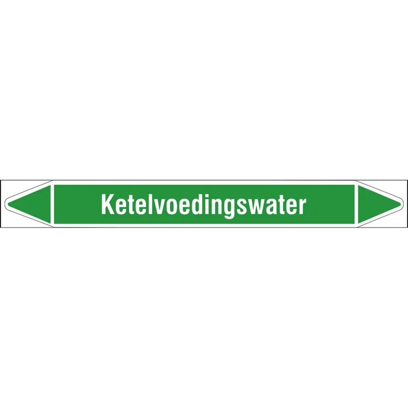 Brady - Rolvorm - Individuele leidingmerkers op rol met geperforeerde pijlen, zonder pictogram - KETELVOEDINGSWATER250X26RL-T1-LL-P16 - N006059 - 86006059 Beperkte Voorraad