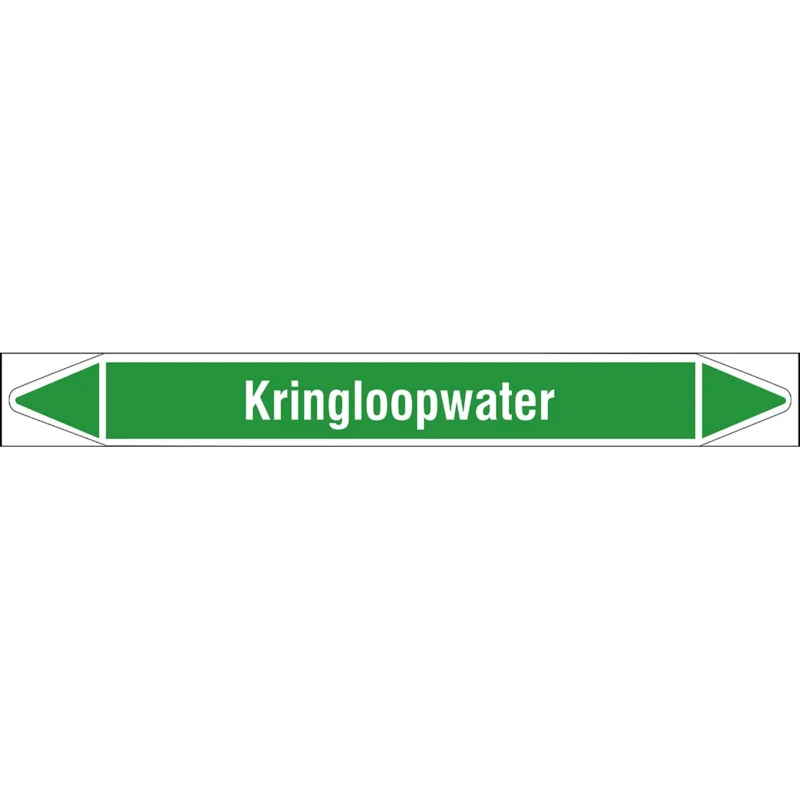 Brady - Rolvorm - Individuele leidingmerkers op rol met geperforeerde pijlen, zonder pictogram - KRINGLOOPWATER450X52RL-T1-LL-P16 - N006132 - 86006132 Dagaanbieding