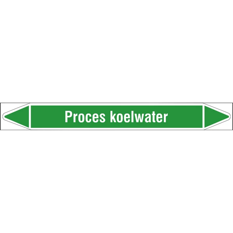 Brady - Rolvorm - Individuele leidingmerkers op rol met geperforeerde pijlen, zonder pictogram - PROCESKOELWATER250X26RL-T1-LL-P16 - N006171 - 86006171 Favoriet