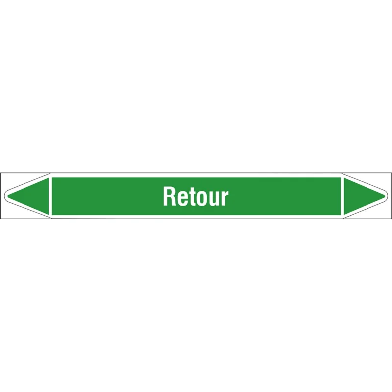 Uitverkoop Brady - Rolvorm - Individuele leidingmerkers op rol met geperforeerde pijlen, zonder pictogram - RETOUR450X52RL-T1-LL-P16 - N006221 - 86006221