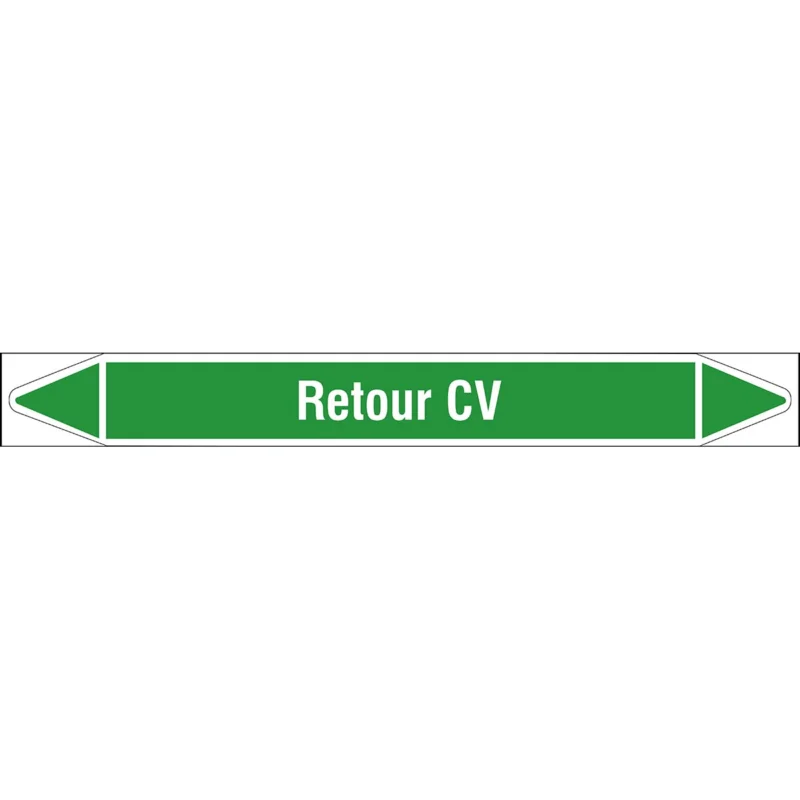 Brady - Rolvorm - Individuele leidingmerkers op rol met geperforeerde pijlen, zonder pictogram - RETOURCV450X52RL-T1-LL-P16 - N006228 - 86006228 Hoge Kwaliteit