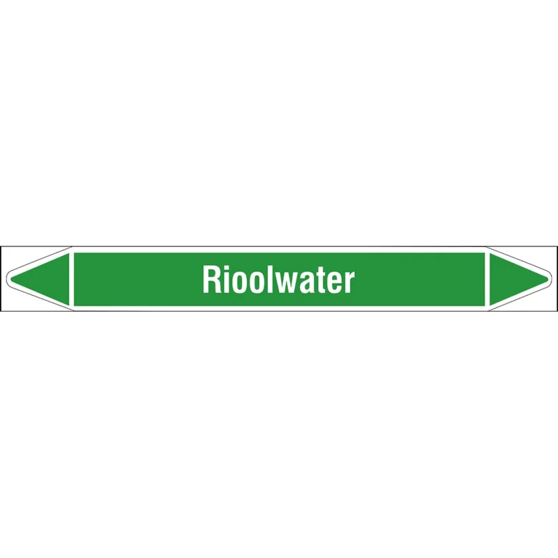 Brady - Rolvorm - Individuele leidingmerkers op rol met geperforeerde pijlen, zonder pictogram - RIOOLWATER355X37RL-T1-LL-P16 - N006236 - 86006236 Direct Beschikbaar