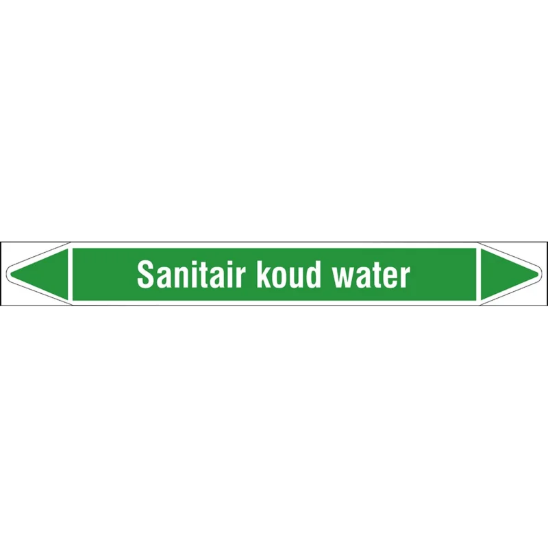 Betrouwbaar Brady - Rolvorm - Individuele leidingmerkers op rol met geperforeerde pijlen, zonder pictogram - SANITAIRKOUDWATER355X37RL-T1-LL-P16 - N006252 - 86006252