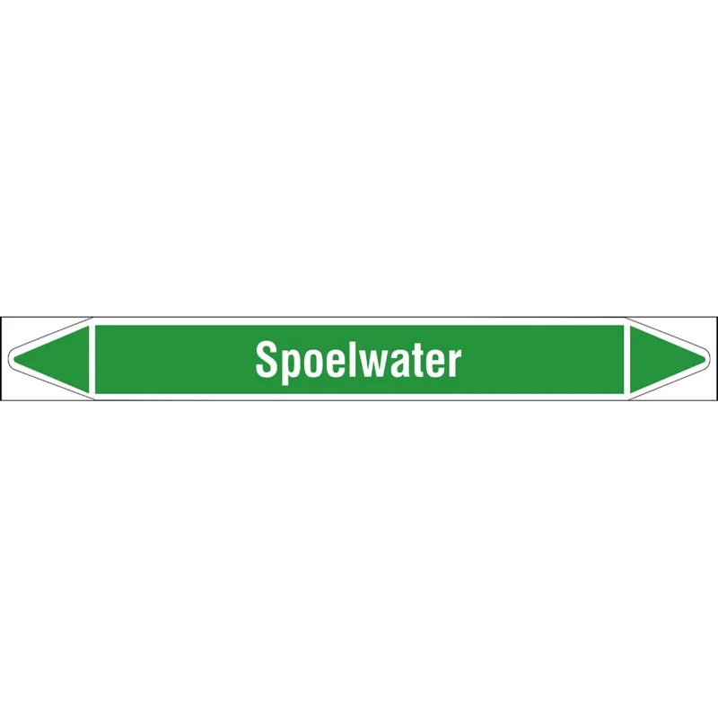Brady - Rolvorm - Individuele leidingmerkers op rol met geperforeerde pijlen, zonder pictogram - SPOELWATER450X52RL-T1-LL-P16 - N006271 - 86006271 Op = Op