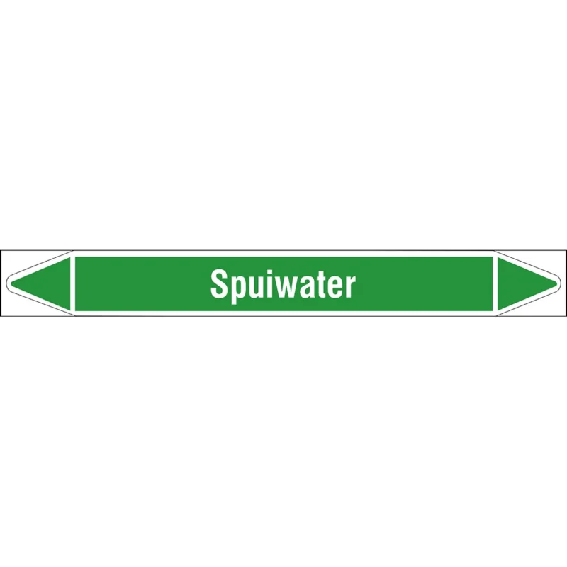Brady - Rolvorm - Individuele leidingmerkers op rol met geperforeerde pijlen, zonder pictogram - SPUIWATER250X26RL-T1-LL-P16 - N006276 - 86006276 Favoriet