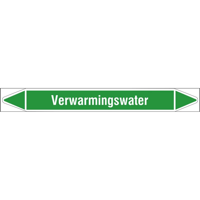 Brady - Rolvorm - Individuele leidingmerkers op rol met geperforeerde pijlen, zonder pictogram - VERWARMINGSWATER355X37RL-T1-LL-P16 - N006323 - 86006323 Beperkt Aanbod