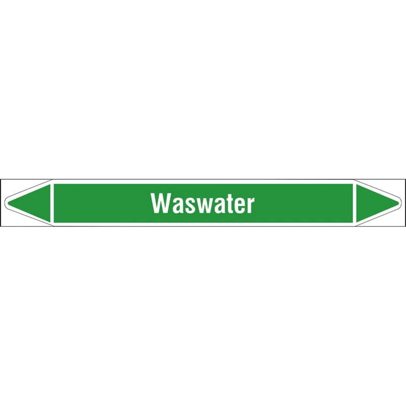 Beperkte Voorraad Brady - Rolvorm - Individuele leidingmerkers op rol met geperforeerde pijlen, zonder pictogram - WASWATER355X37RL-T1-LL-P16 - N006346 - 86006346
