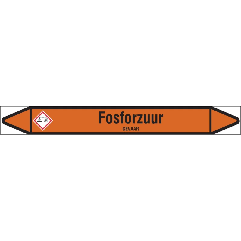Brady - Rolvorm - Individuele leidingmerkers op rol met geperforeerde pijlen, met pictogrammen - FOSFORZUUR450X52RL-T1-LL-P22 - N006474 - 86006474 Hoge Kwaliteit