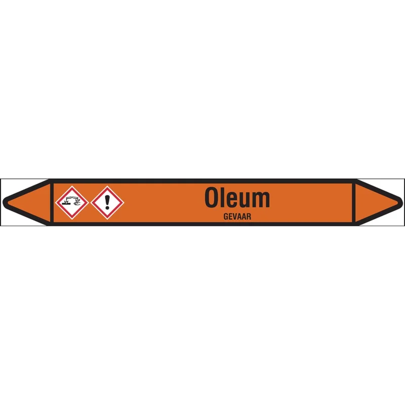 Brady - Rolvorm - Individuele leidingmerkers op rol met geperforeerde pijlen, met pictogrammen - OLEUM250X26RL-T1-LL-P22 - N006534 - 86006534 Gereduceerde Prijs